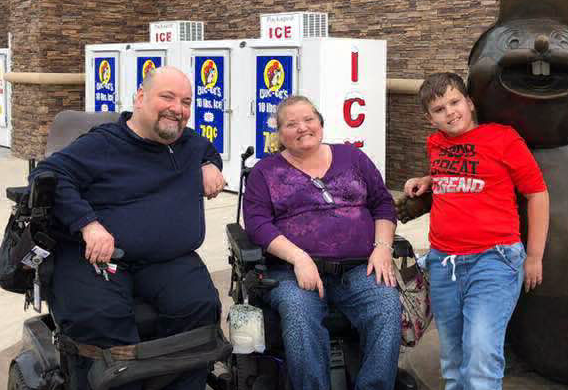 David, Terri, and Denver at Bucees